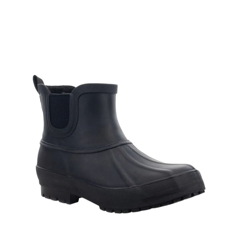 CHOOKA Rain Boots Chelsea 6 Duck Outdoor Faux Fur Shoes Waterproof Ankle Booties